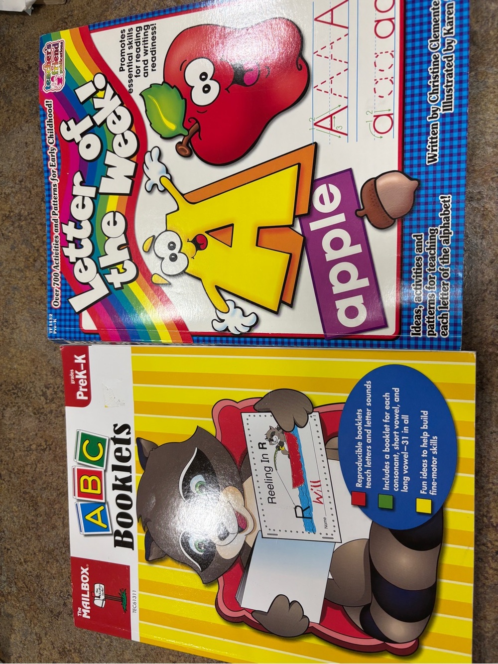 ABC Booklets Mailbox& Letter of the Week Kids Activity Book Teachers Friend